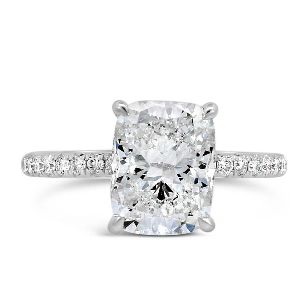 Cushion Cut Engagement Ring RIN-LER-0505