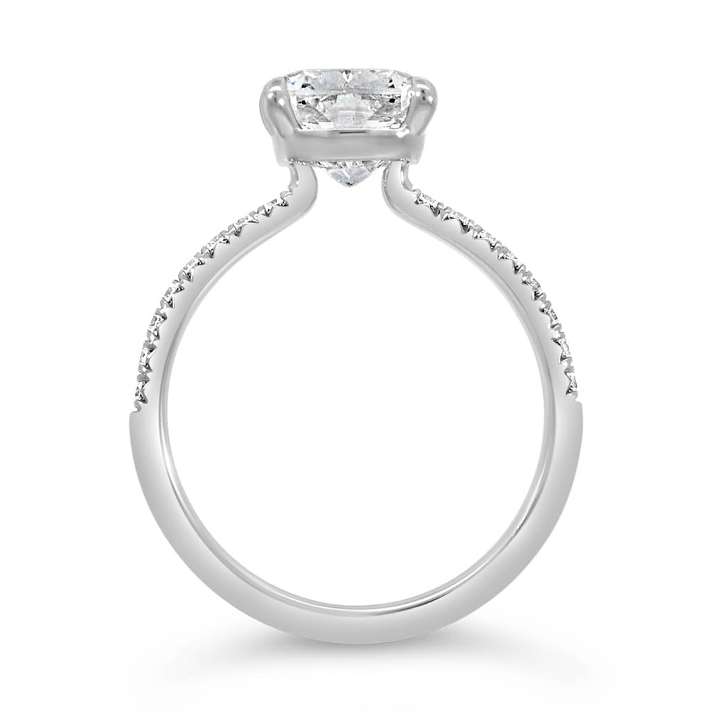 Cushion Cut Engagement Ring RIN-LER-0505