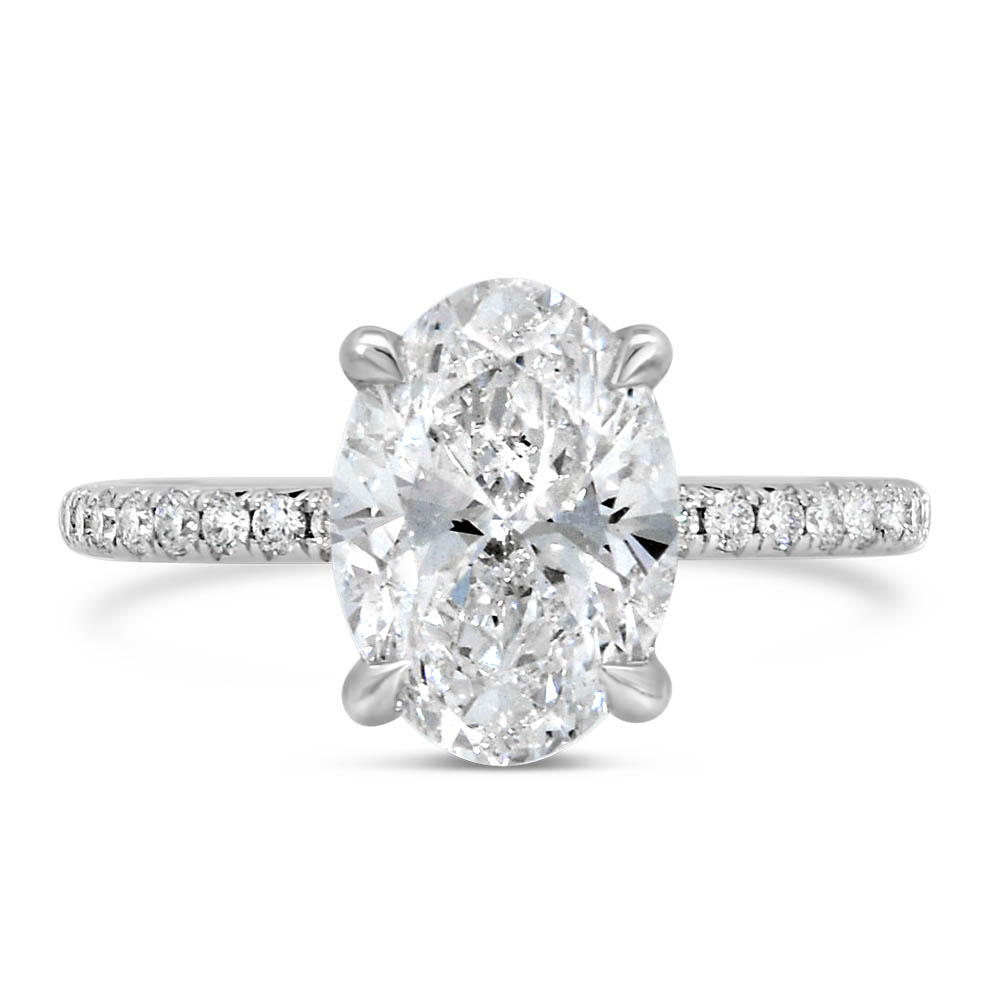 Oval Engagement Ring RIN-LER-0503