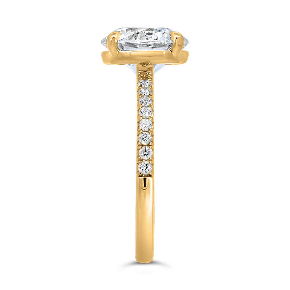 Round Brilliant Engagement Ring RIN-LER-0502