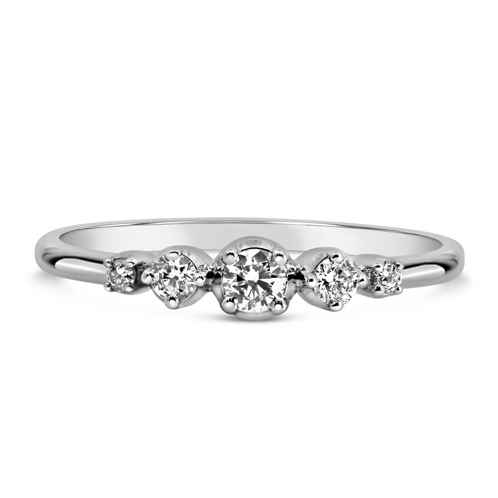 White Gold Diamond Ring with .20 Carat TW in 10kt Gold