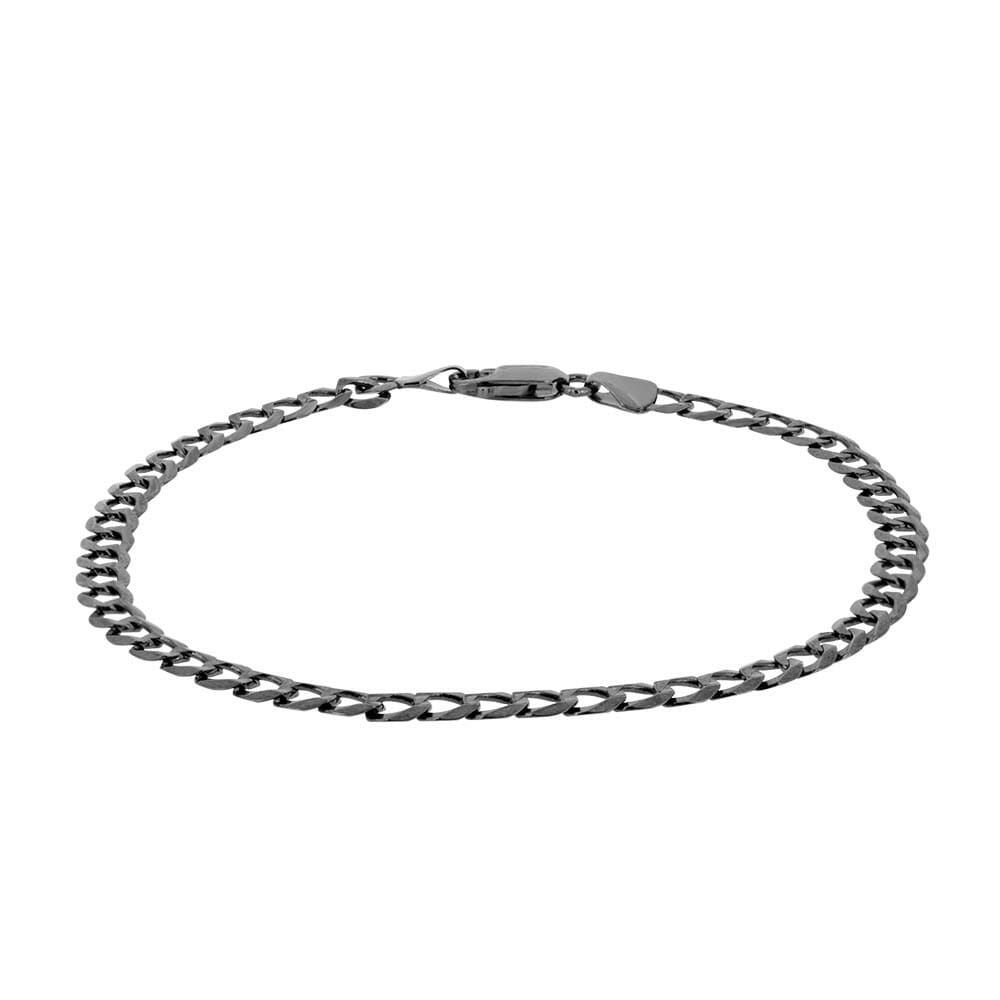 8.5" Bracelet in 10kt Black Rhodium