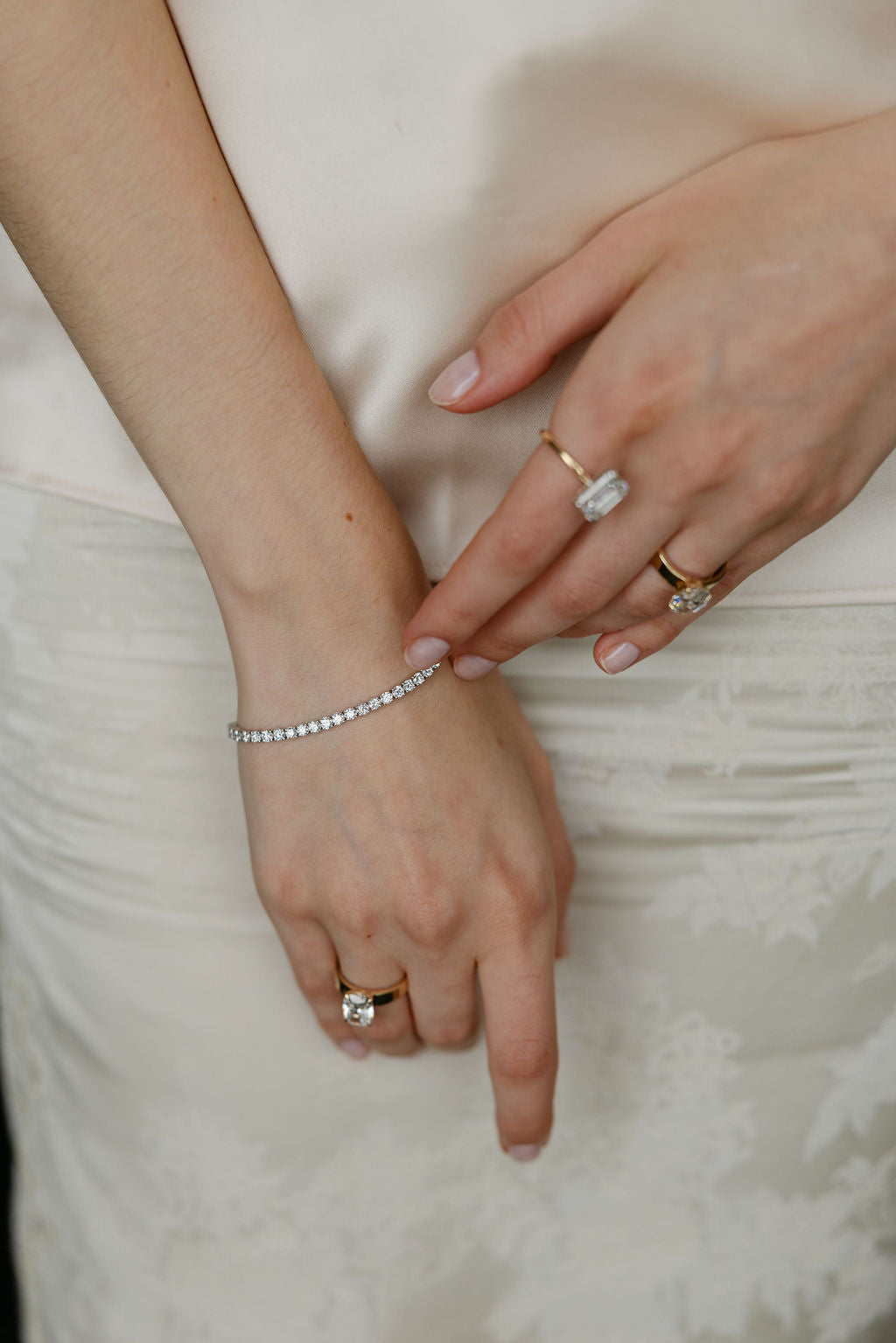 Tennis Bracelet with 2.00 Carat TW of Lab-grown Diamonds in Sterling Silver