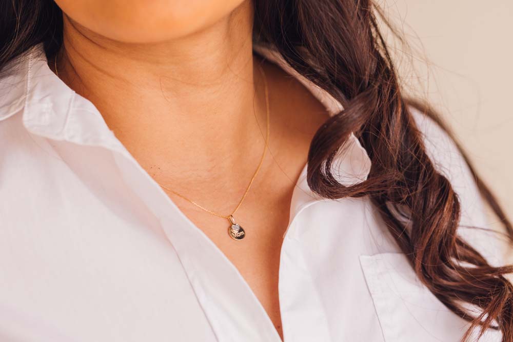 Mom Disc Pendant