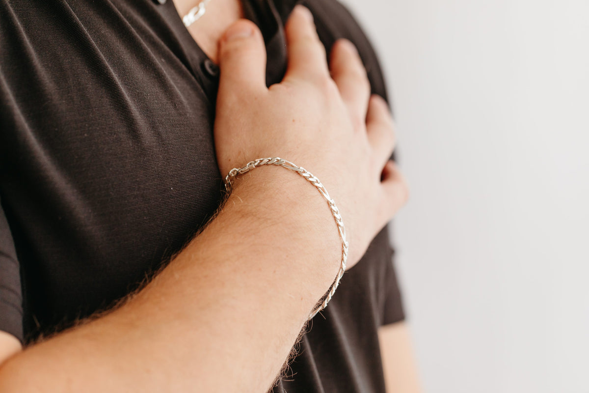 men's figaro bracelet