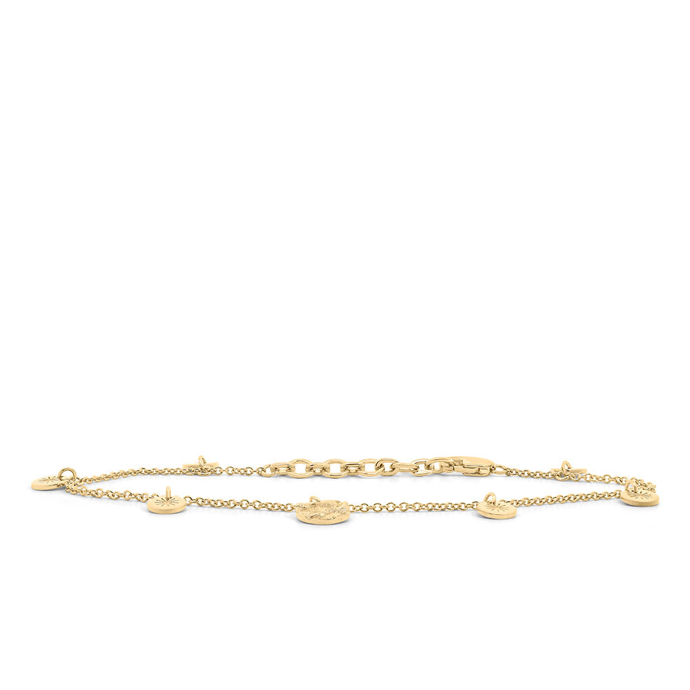 Cecilia Kissel x Paris 6.5+1" Bracelet in Vermeil Gold Plated Sterling Silver