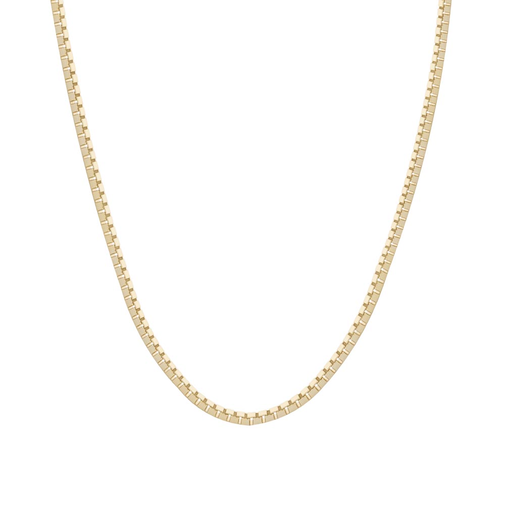 18"-20" Box Chain in 10kt Yellow Gold