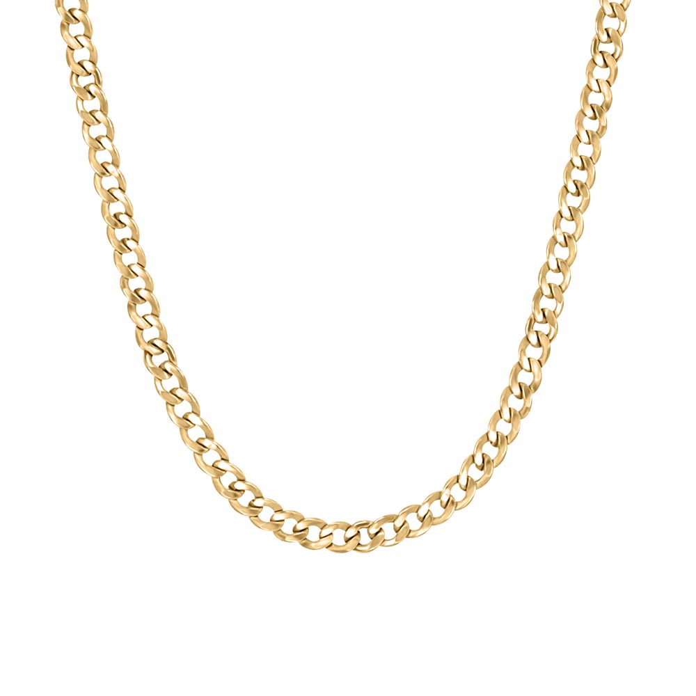 16"-18" Curb Chain in 10kt Yellow Gold