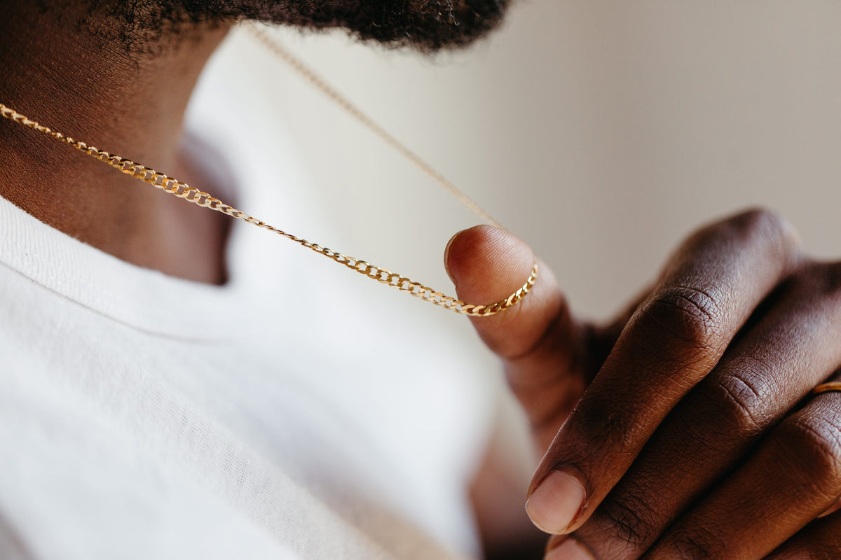 Gold Curb Chain