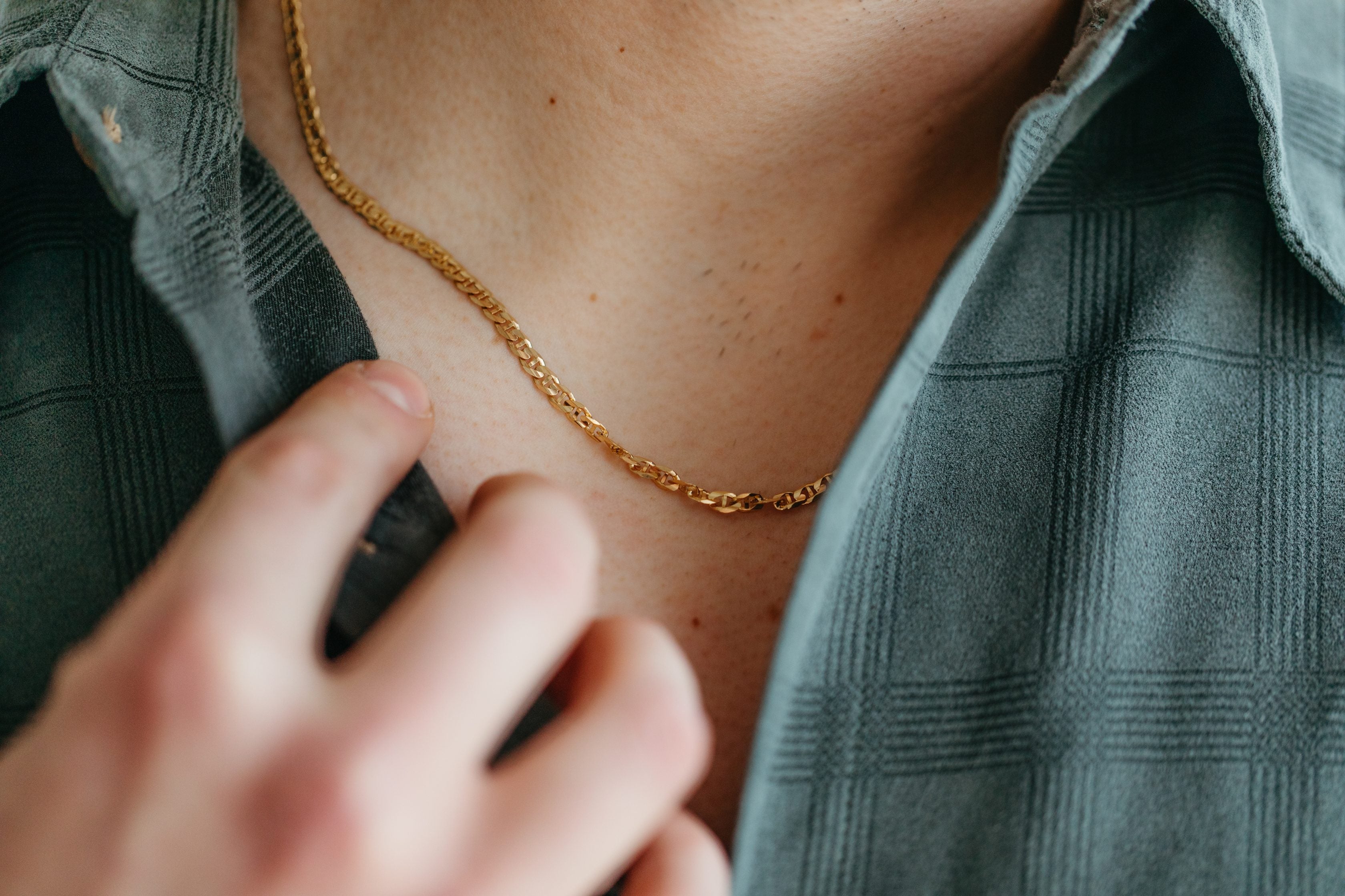 20″ Mariner Chain In 10kt Yellow Gold