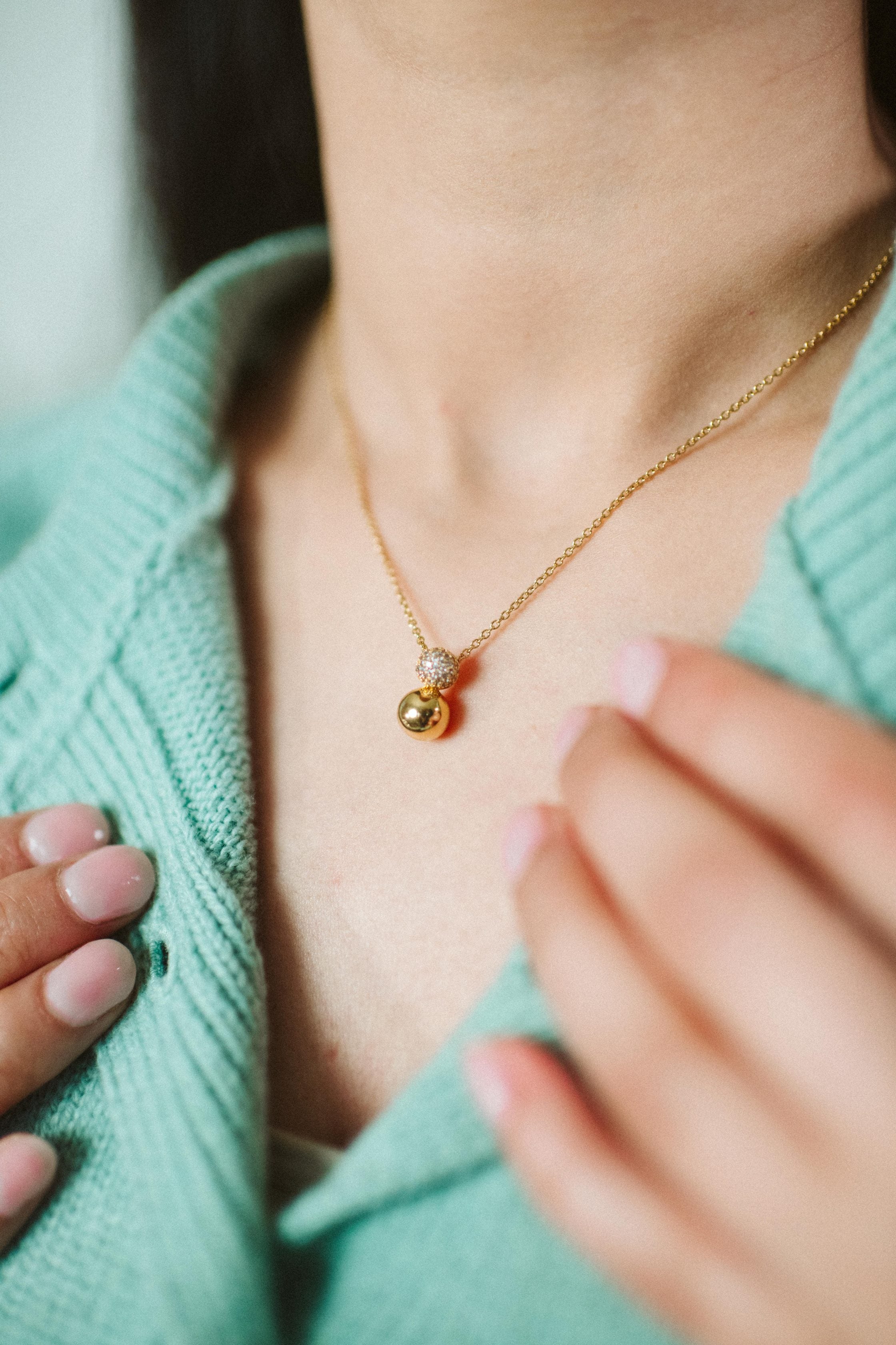 Gold Diamond Necklace