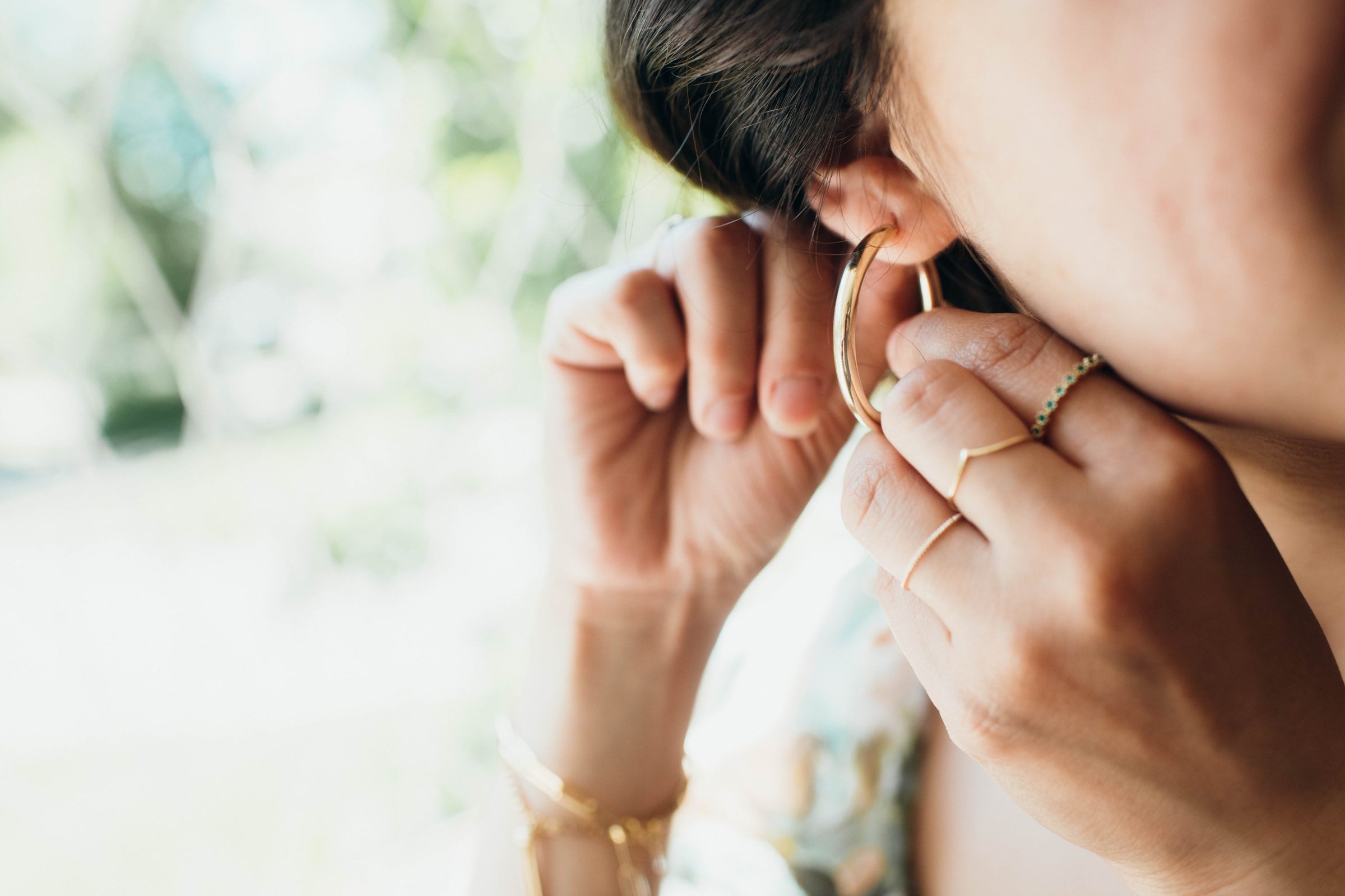Hailey Silm Weightless 40MM Hoop Earrings