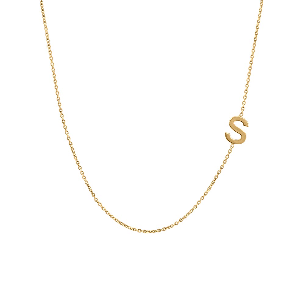 16"-18" Initial S Necklace