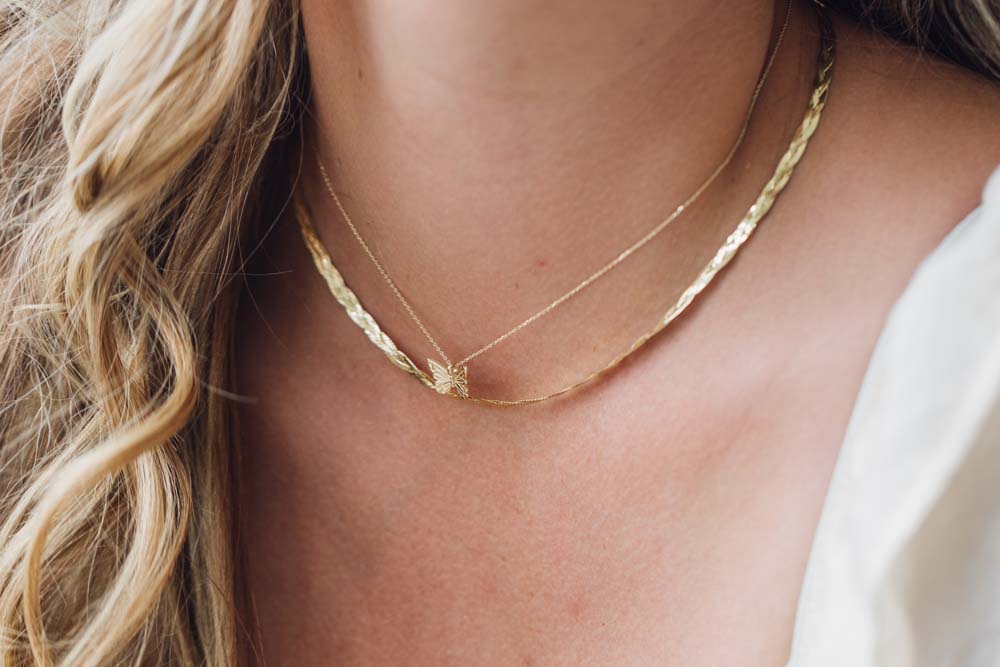 Butterfly Gold Pendant