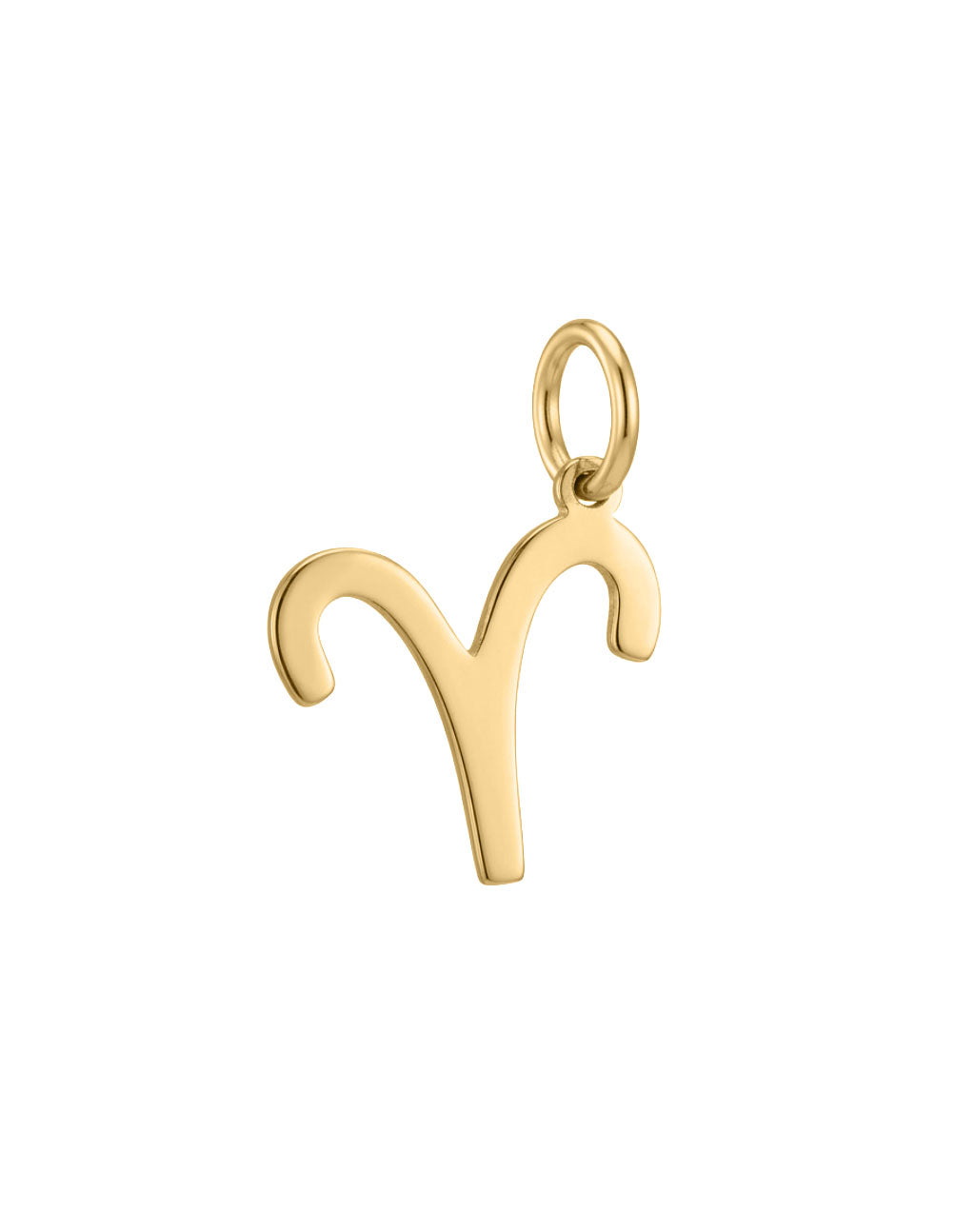 Aries Zodiac Charm in 10kt Yellow Gold