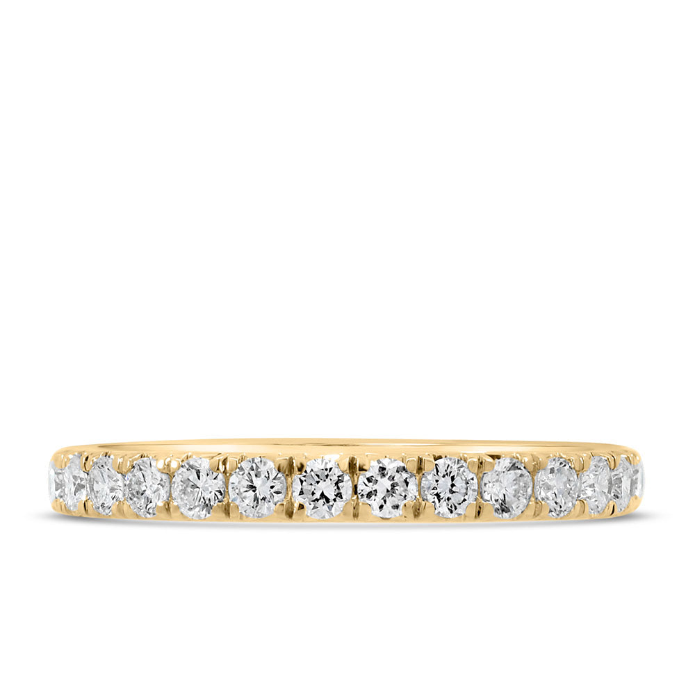 Lab Created Diamond Wedding Band with .50 Carat TW in 14kt Yellow Gold