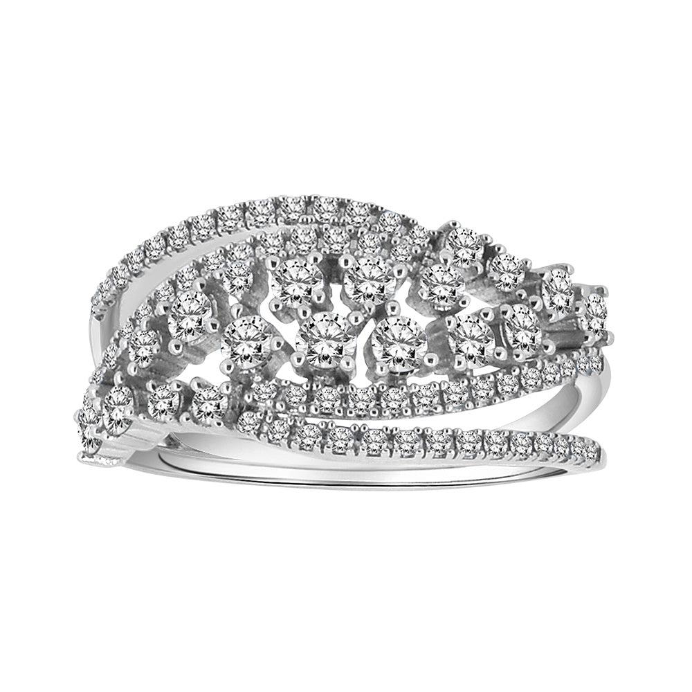.75 Carat TW Diamond Ring in 10kt White Gold