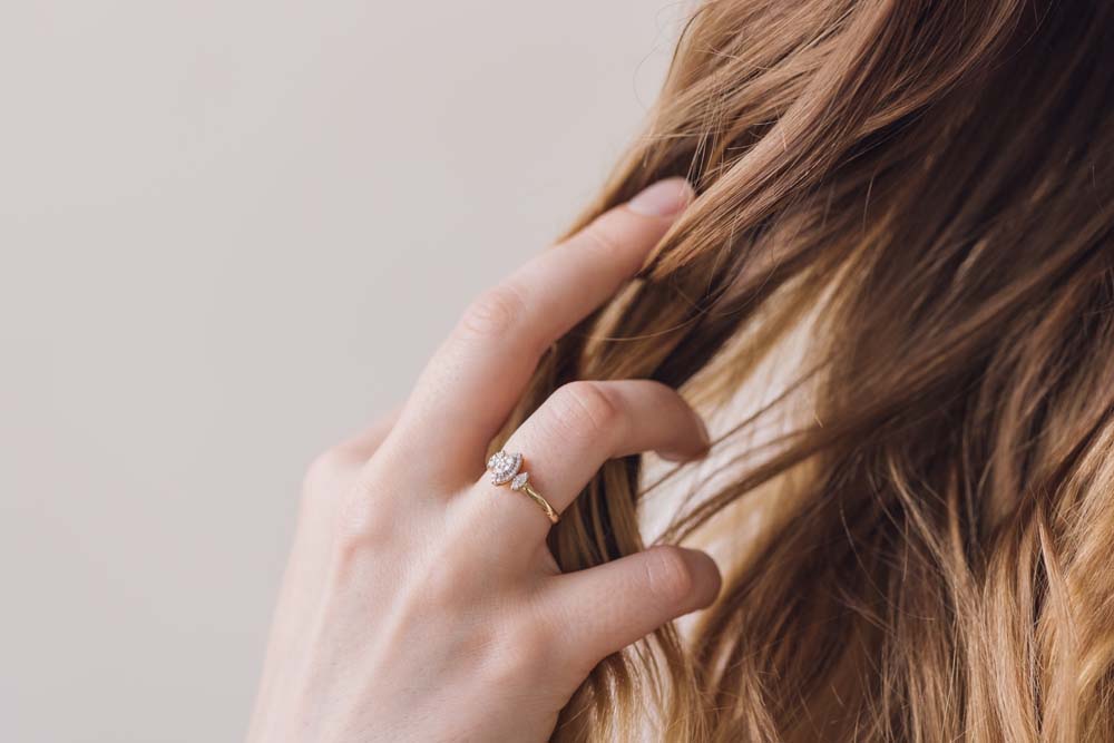 Ring with .20 Carat TW of Diamonds in 10kt Yellow Gold
