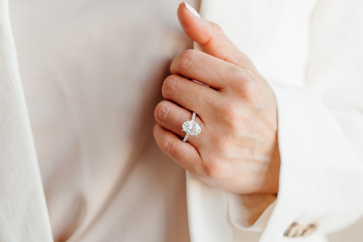 Reverie Engagement Ring with 3.40 Carat TW of Lab Created Diamonds in 14kt Yellow Gold