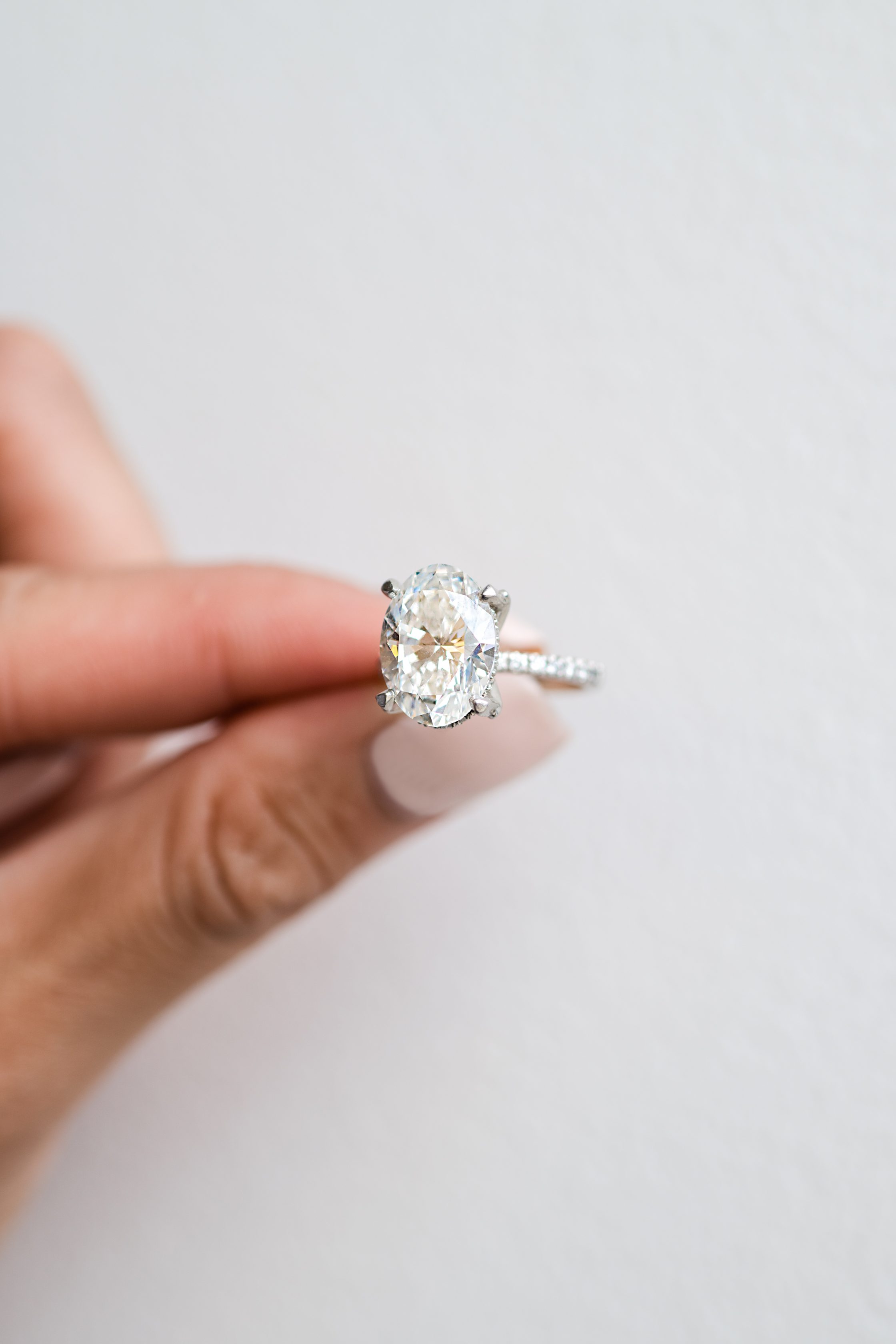 Reverie Engagement Ring with 3.60 Carat TW of Lab Created Diamonds in 14kt White Gold