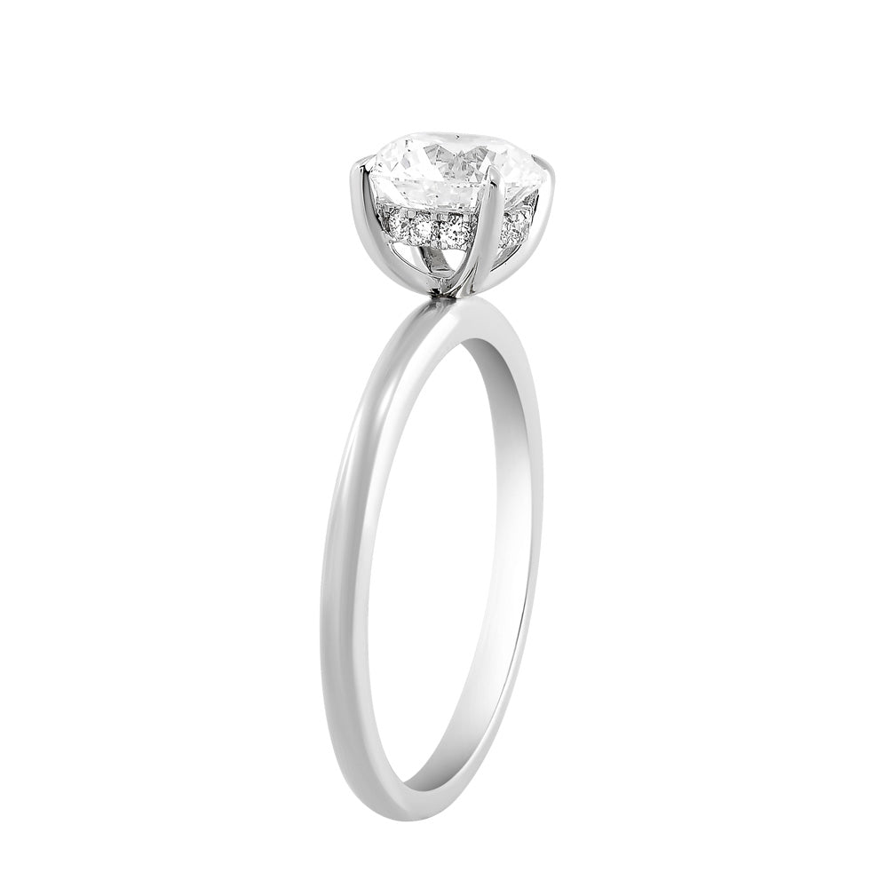 Round Engagement Ring RIN-LER-0049