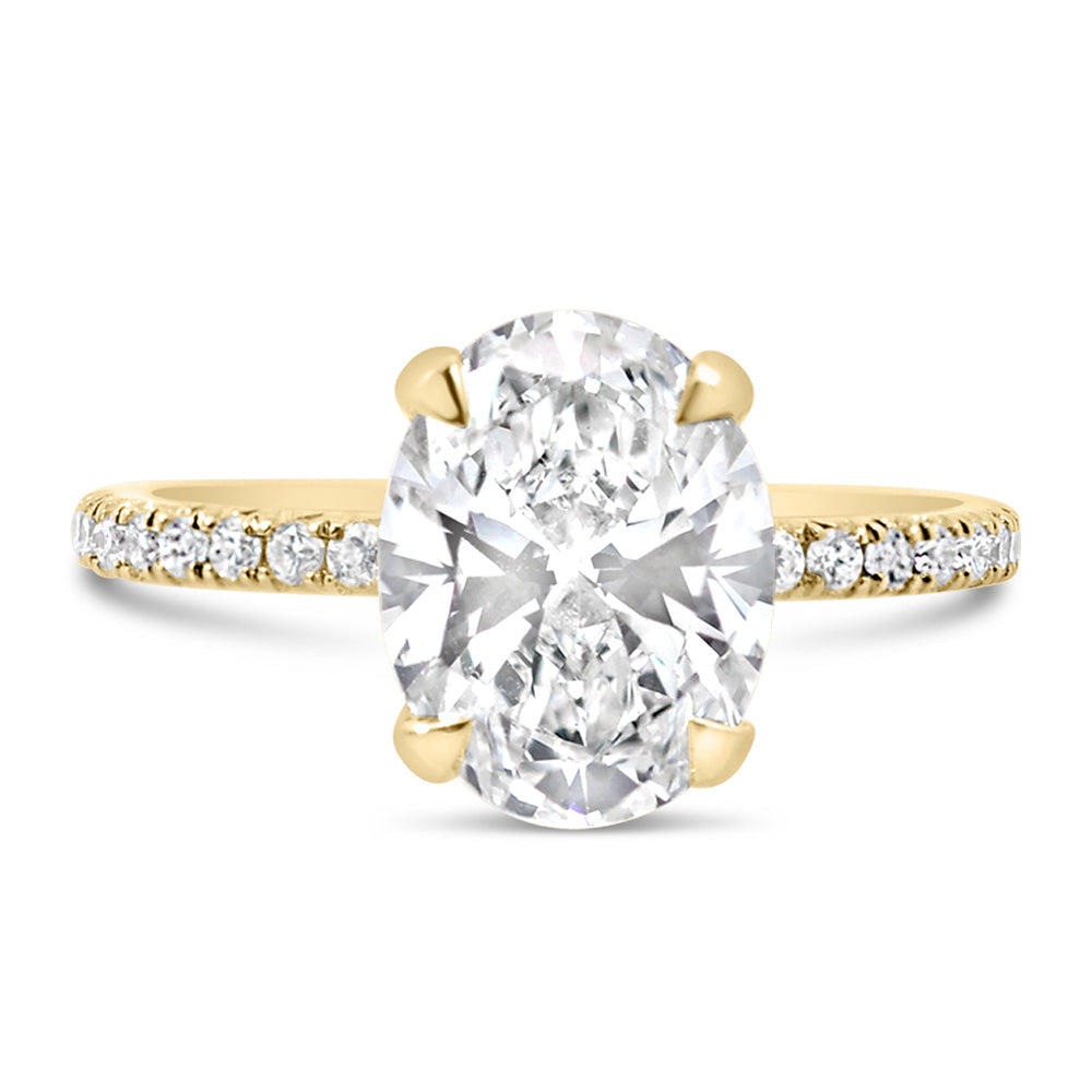 Oval Engagement Ring RIN-LER-0572