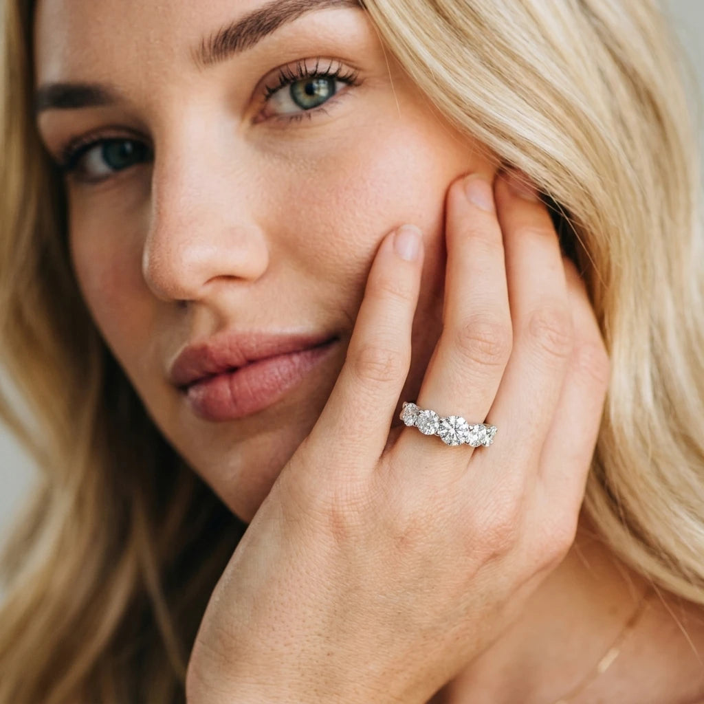 Diamond Ring — On Model - Jewelry Portrait | Generated by Modelize