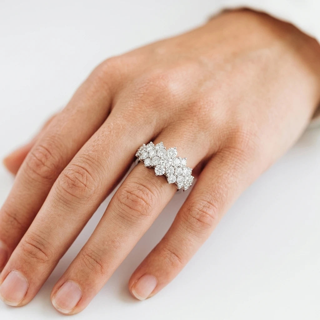Diamond Ring — Minimalist Jewelry Macro | Generated by Modelize