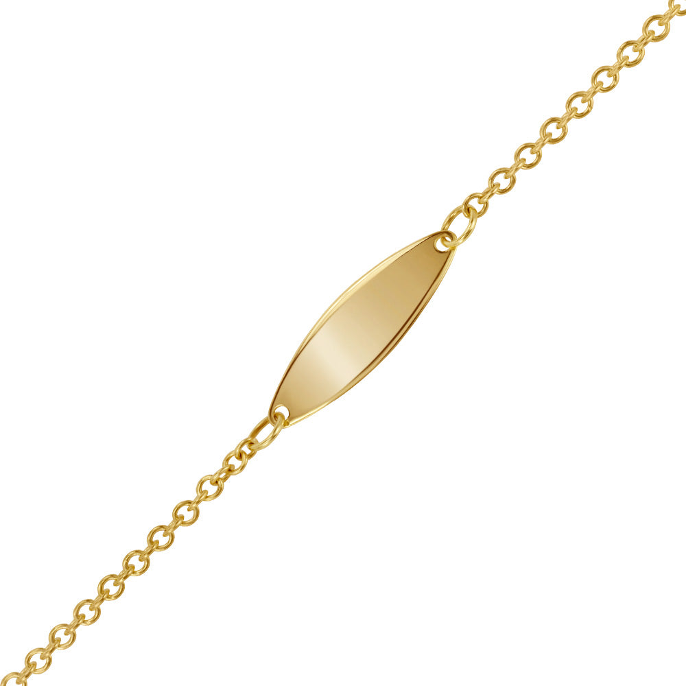 Childrens' Precious Forever Identity Bracelet in 14kt Yellow Gold