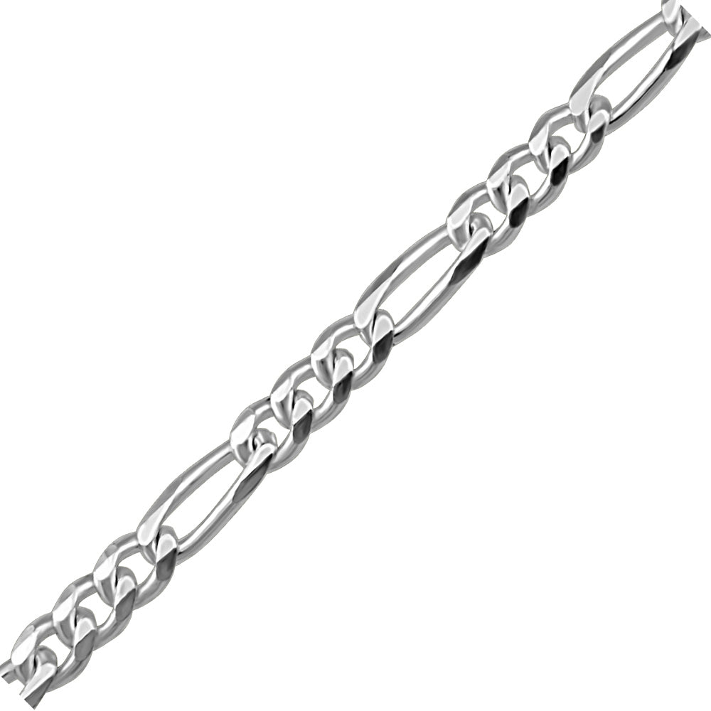 22"-24" Figaro Chain in Sterling Silver