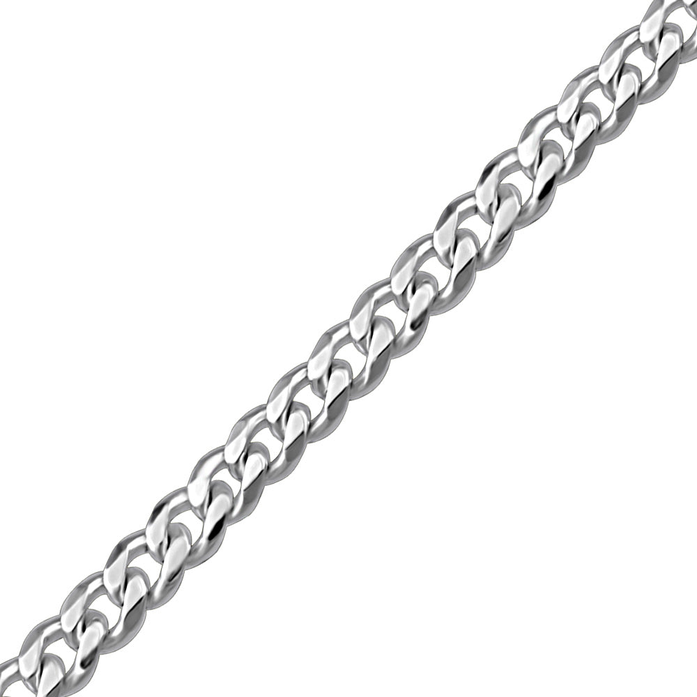 20"-24" Curb Chain in Sterling Silver