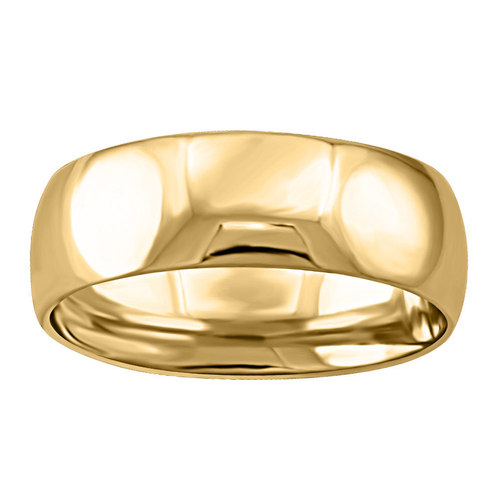 6MM Comfort Fit Wedding Band in 10kt Yellow Gold