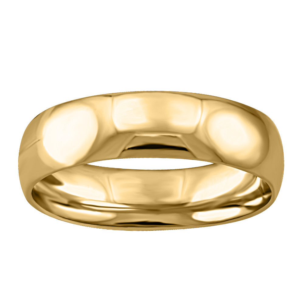 5MM Comfort Fit Wedding Band in 10kt Yellow Gold