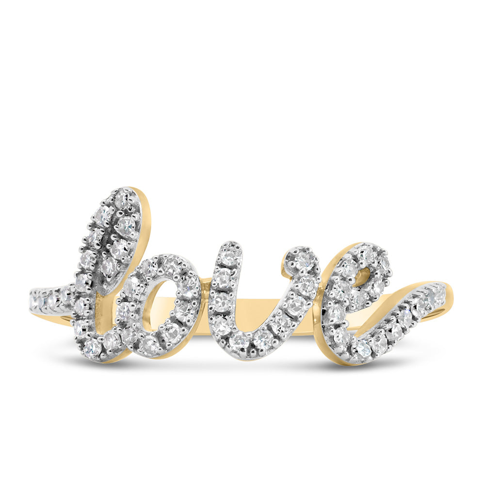 Ring with .20 Carat TW of Diamonds in 10kt Yellow Gold