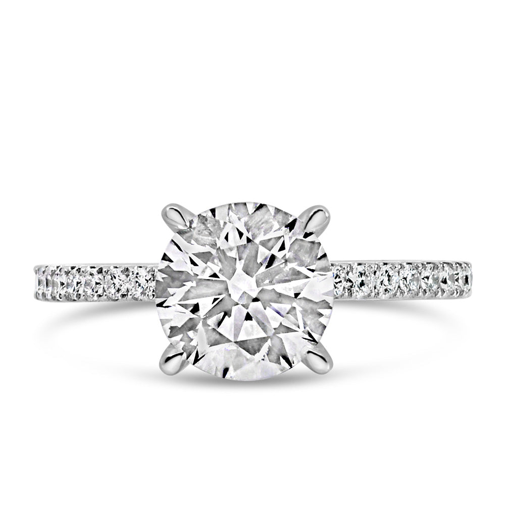 Ring with 2.45 Carat TW of Lab Created Diamonds