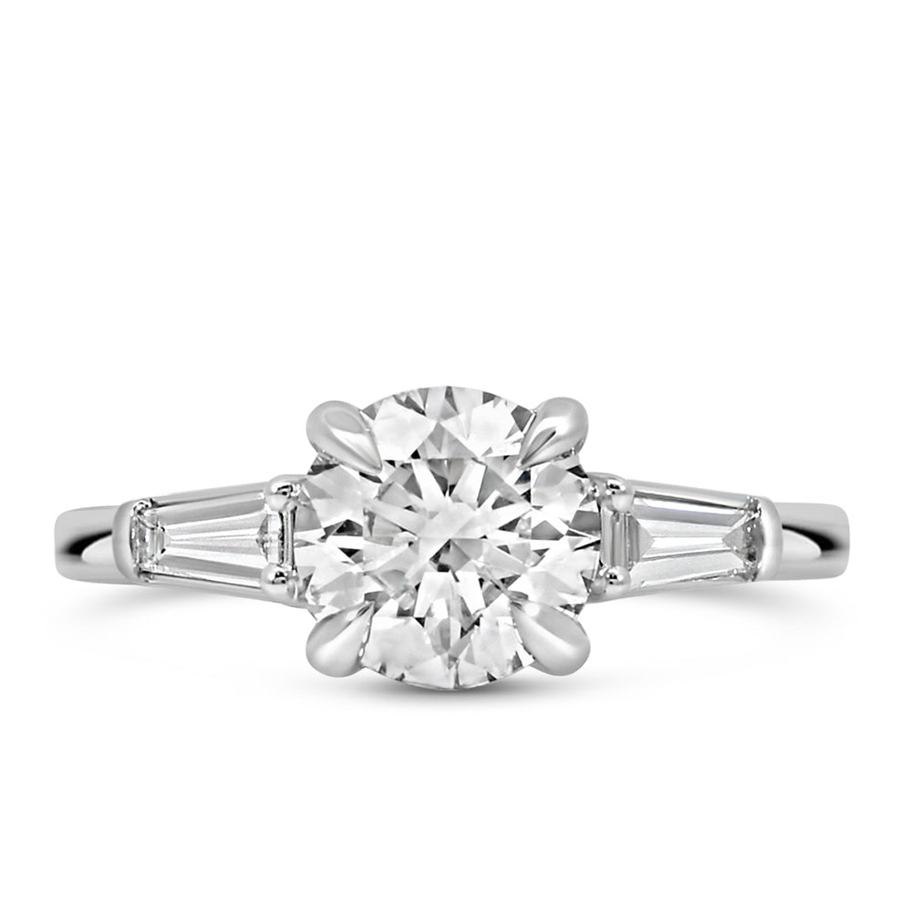 Ring with 2.50 Carat TW of Lab Created Diamonds in 14kt White Gold
