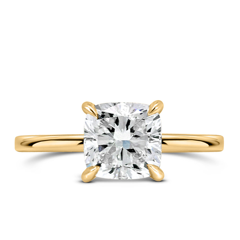 Ring with 2.22 Carat TW of Lab Created Diamonds in 14kt Yellow Gold