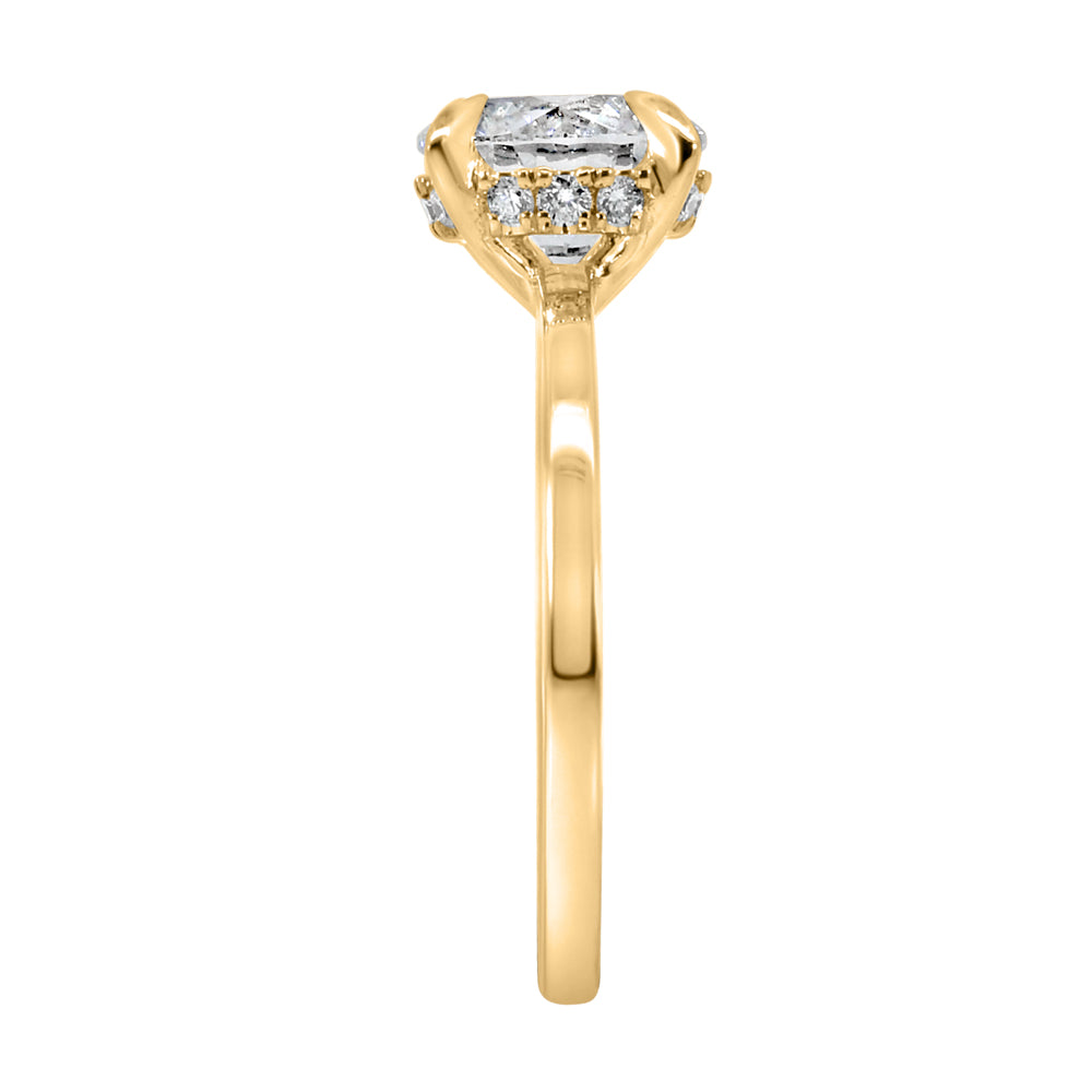 Ring with 2.12 Carat TW of Lab Created Diamonds in 14kt Yellow Gold