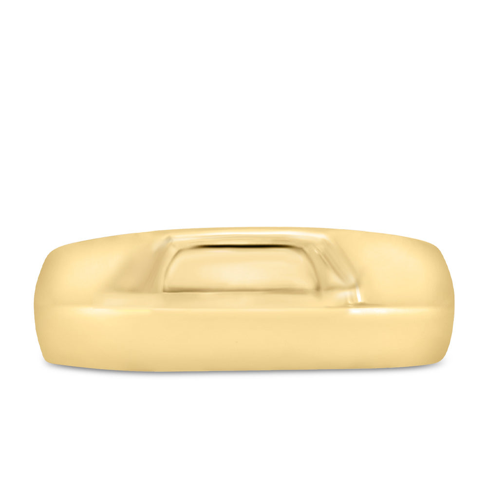 7MM Dome Ring in 10kt Yellow Gold