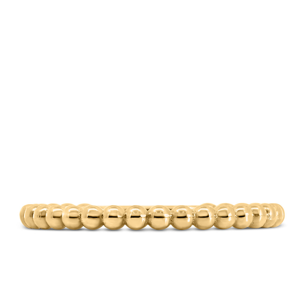 Beaded Ring in 10kt Yellow Gold
