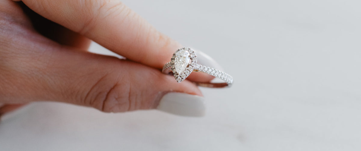 Close Up Rapunzel Inspired Engagement Ring