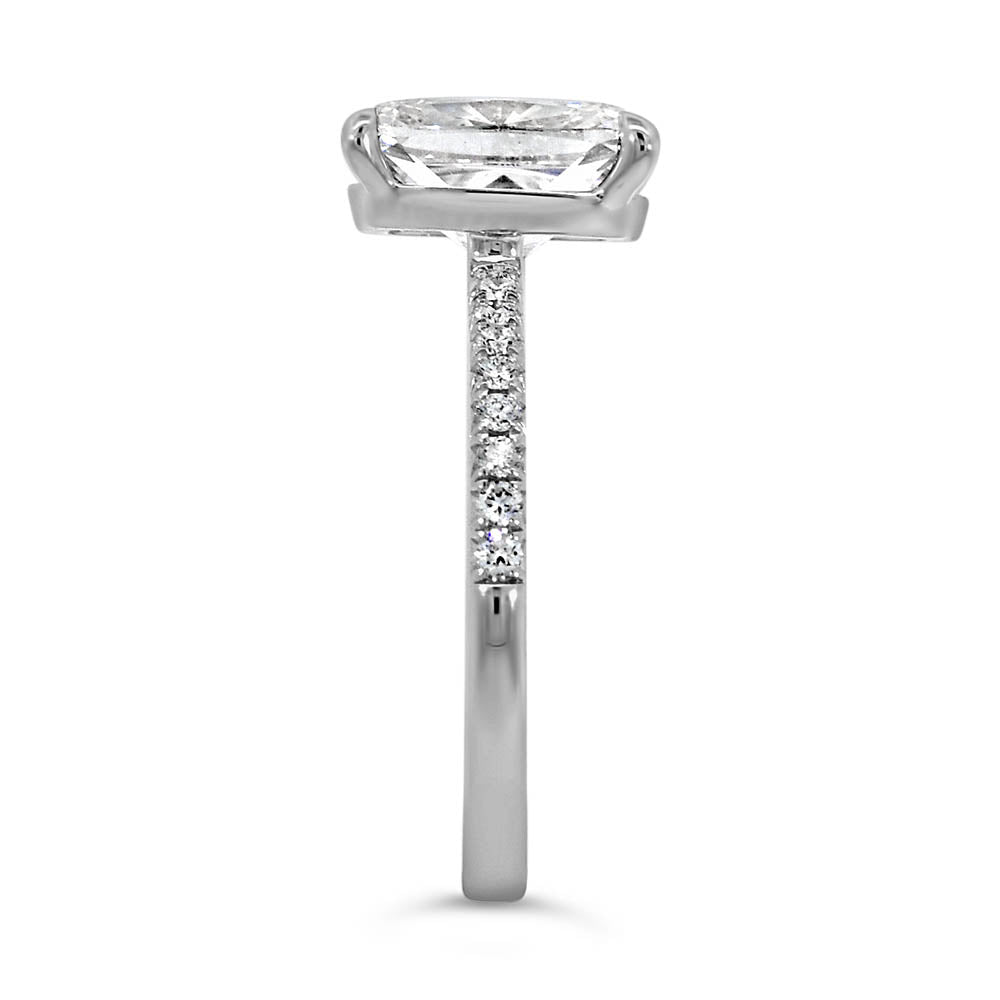 Cushion Cut Engagement Ring RIN-LER-0505