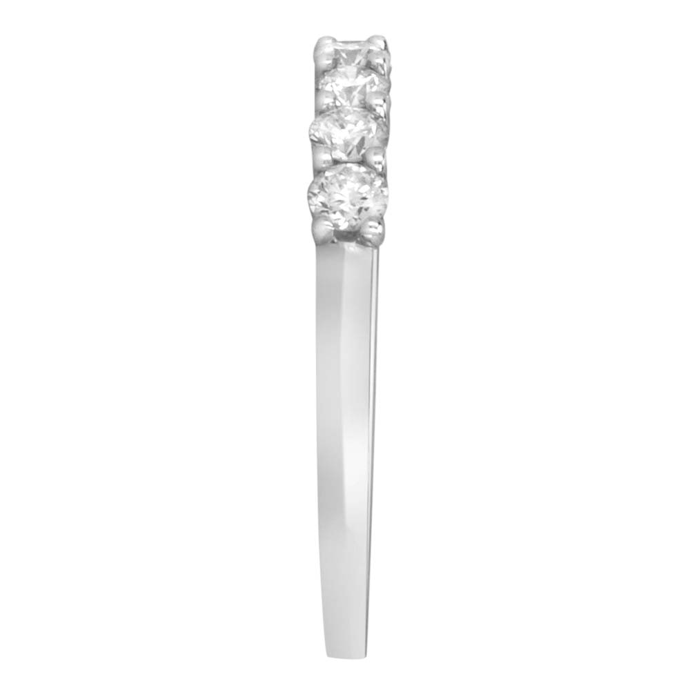 Fire of the North Wedding Ring with .50 Carat TW of Diamonds in 14kt White Gold