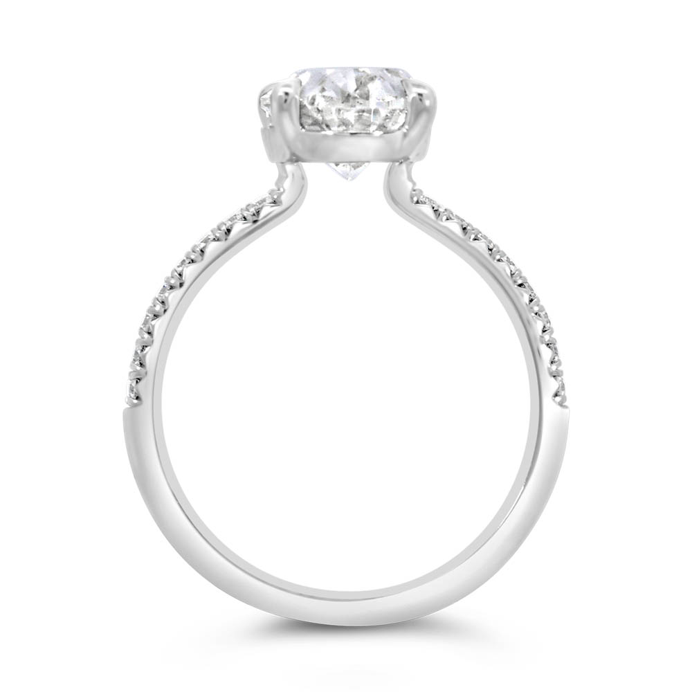 Oval Engagement Ring RIN-LER-0503