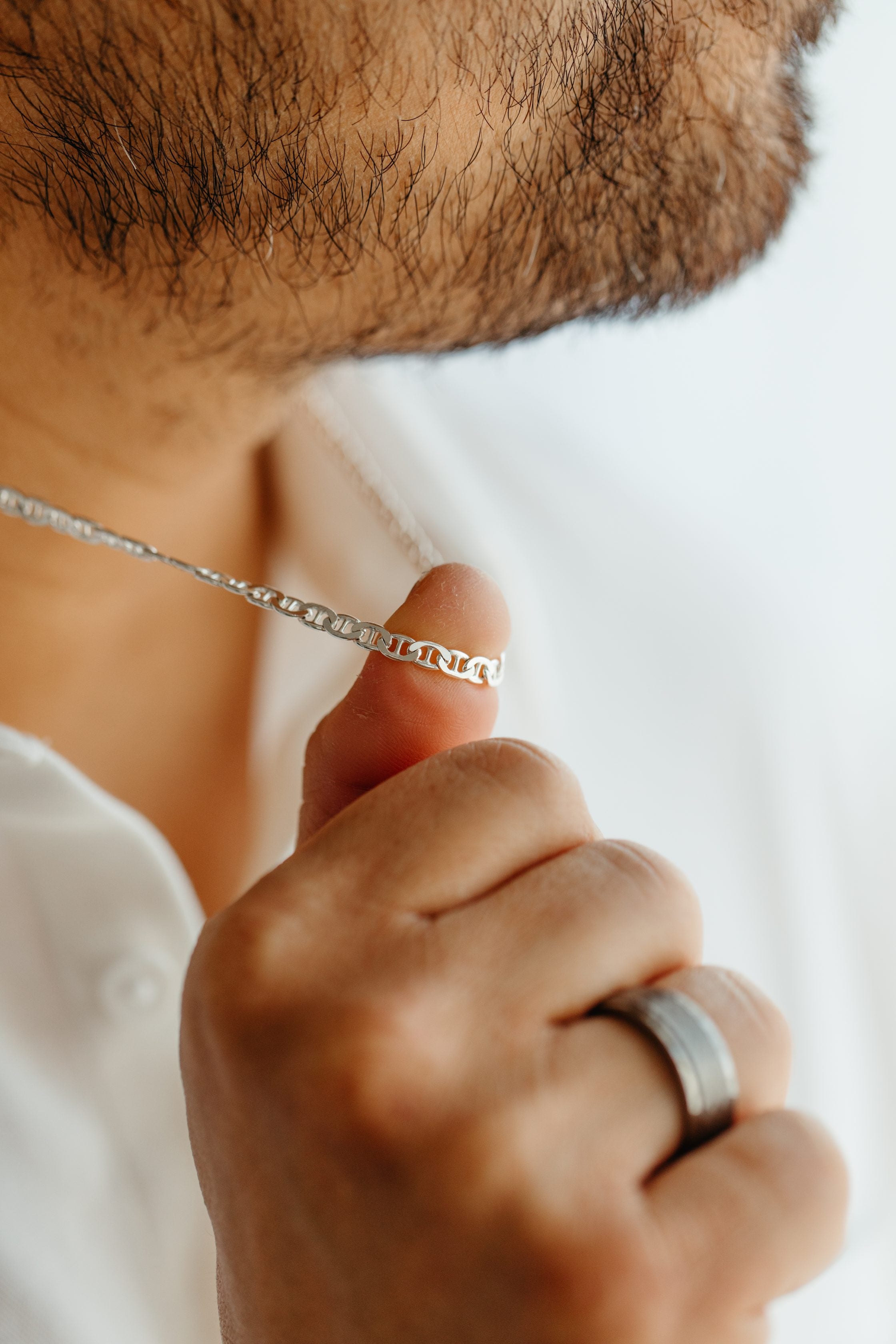 18″ Mariner Chain In Sterling Silver