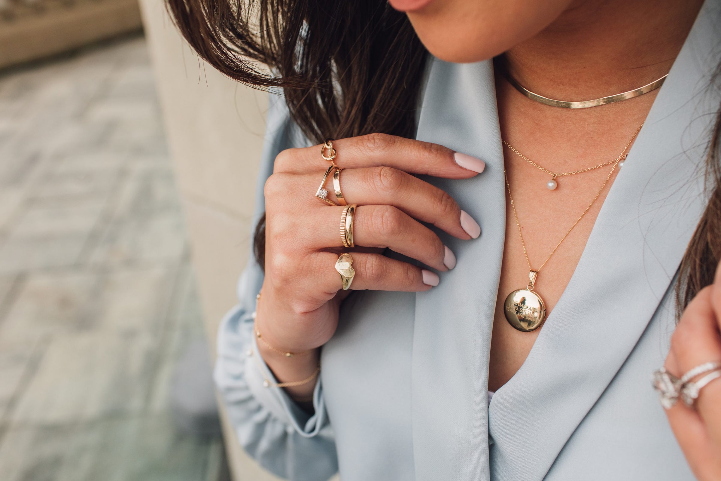 Love Knot Ring with .04 Carat TW of Diamonds in 10kt Yellow Gold