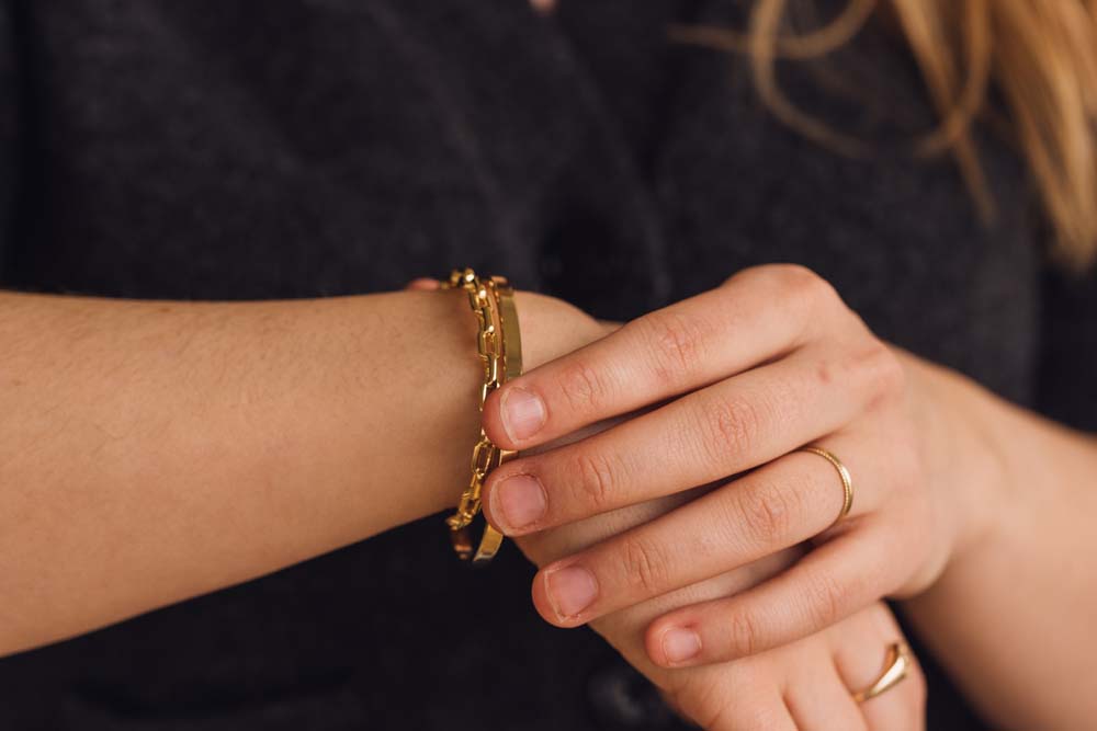Open Bangle in Gold Vermeil