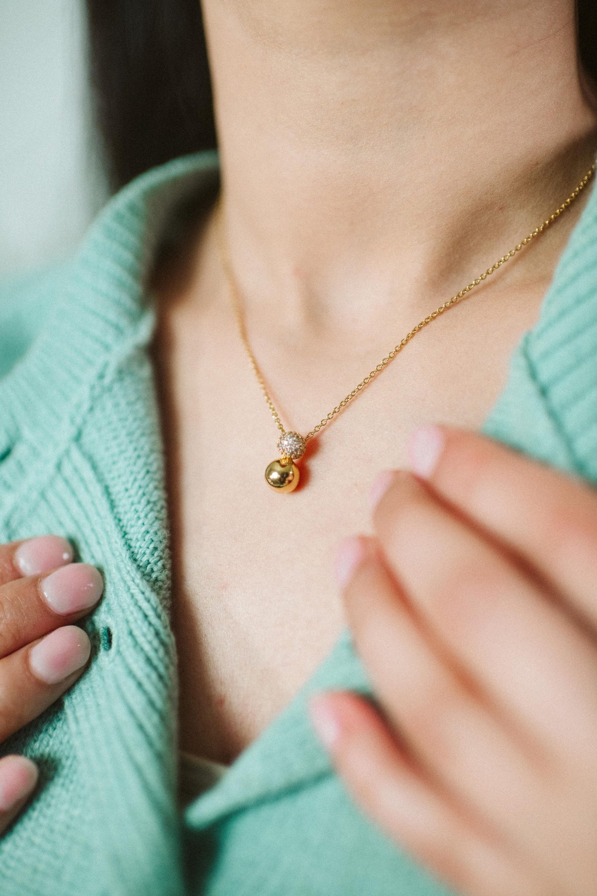 Gold Diamond Necklace