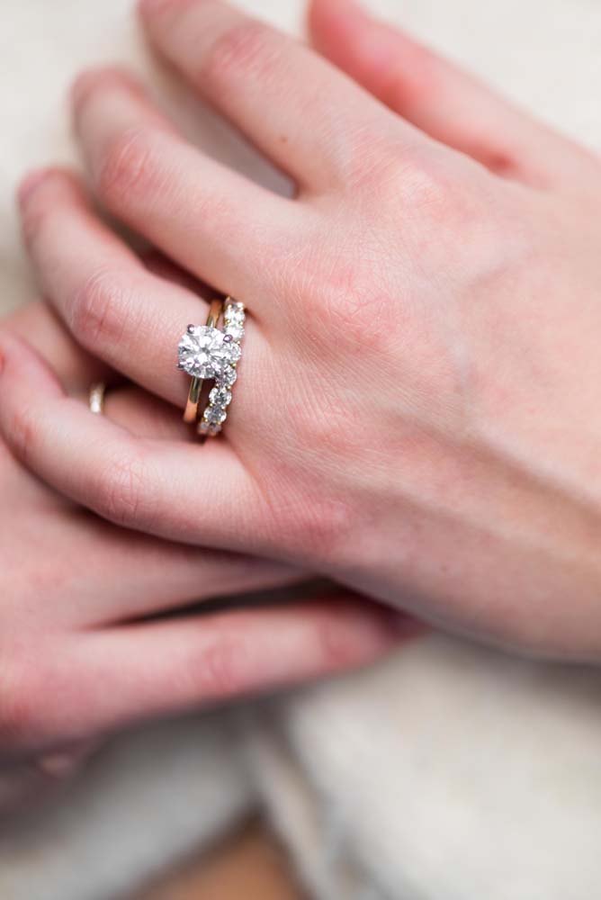 Round Engagement Ring