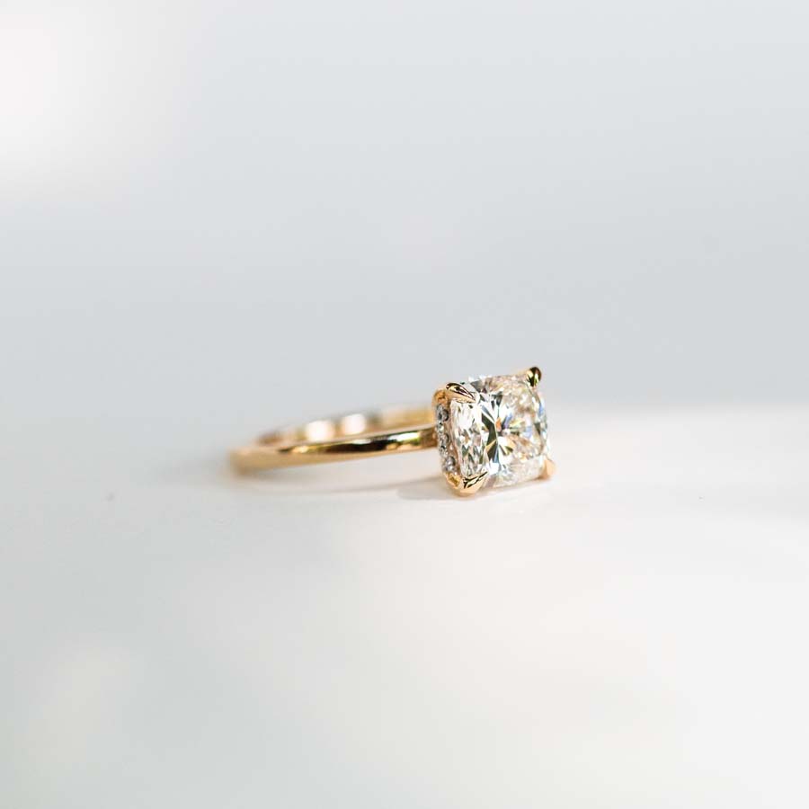 Ring with 2.22 Carat TW of Lab Created Diamonds in 14kt Yellow Gold